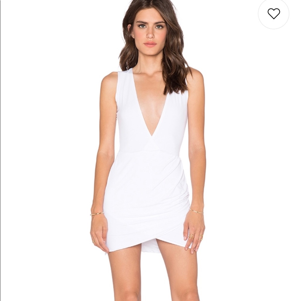 ASSALI HENDRIX WHITE Mini Dress from Revolve